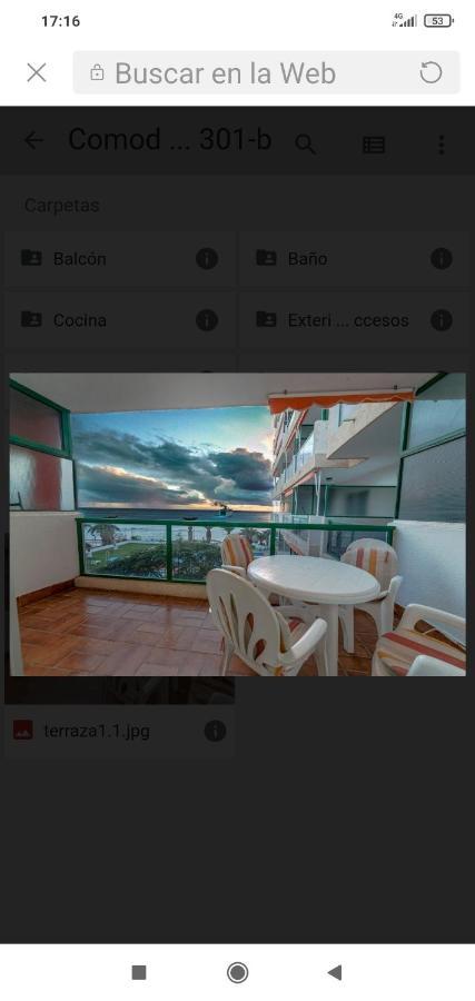 Comodoro Magnifico Apartamento En La Playa Лос Кристианос Экстерьер фото